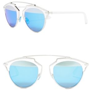 Dior So Real 48mm Modified Aviator Sunglasses